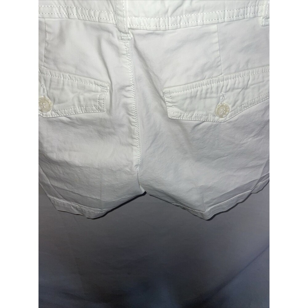 Falls Creek Sport Shorts Women's Size 6 White Zip Fly Pockets Belt Loops - Picture 12 of 12